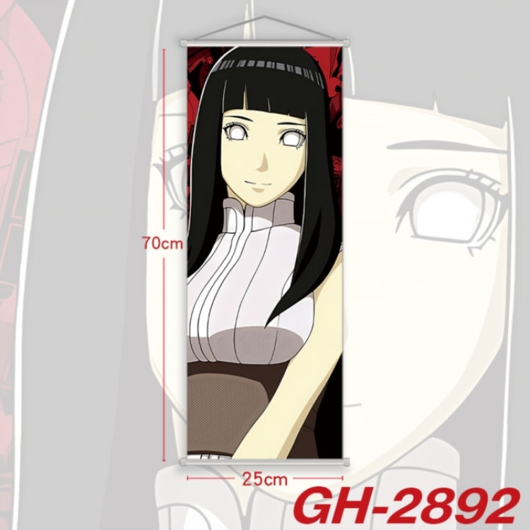 Naruto Plastic Rod Cloth Small Hanging Canvas Painting Wall Scroll 25x70cm price for 5 pcs