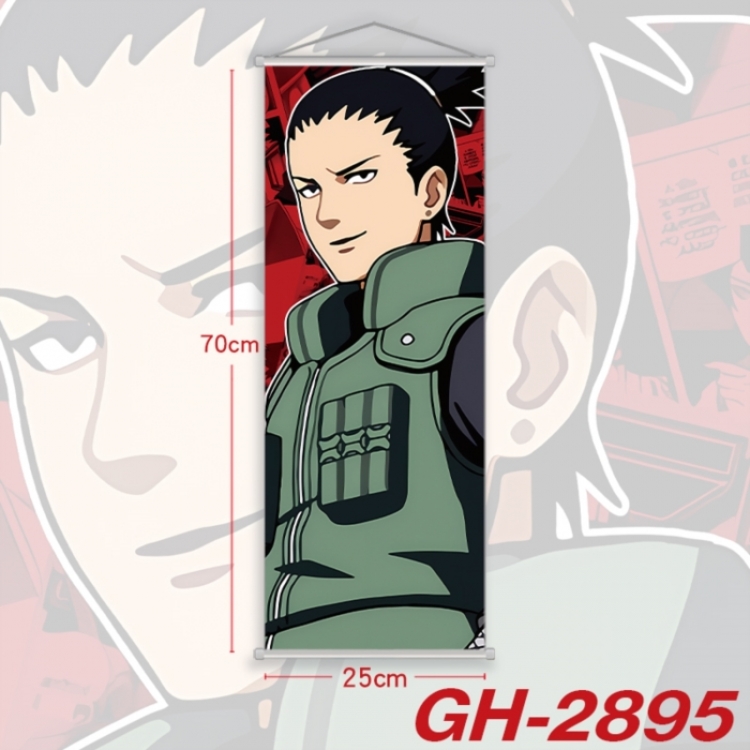 Naruto Plastic Rod Cloth Small Hanging Canvas Painting Wall Scroll 25x70cm price for 5 pcs
