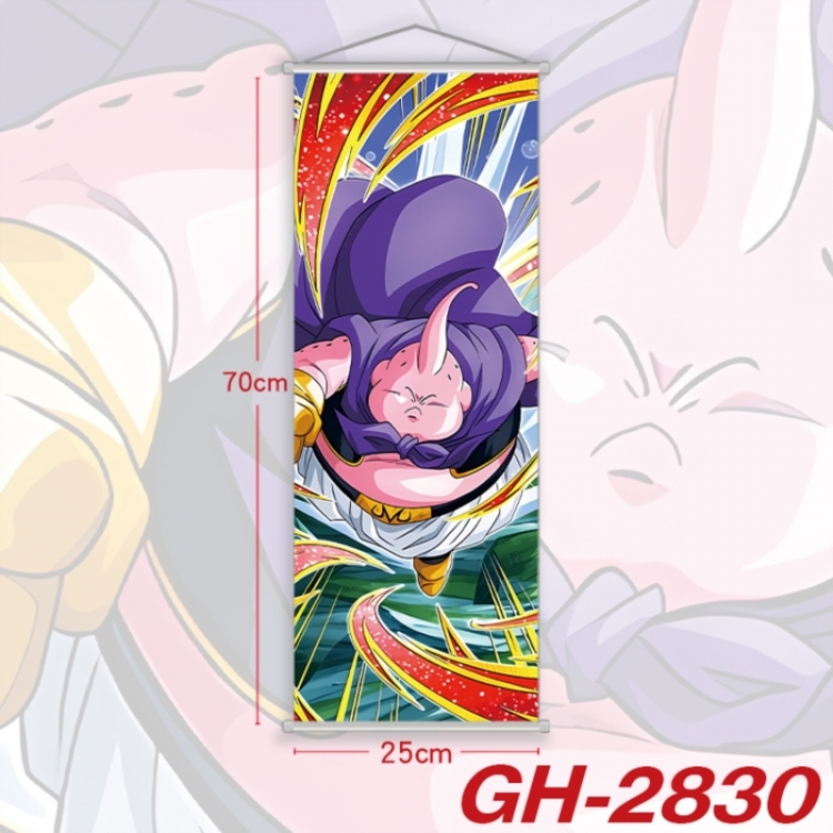 DRAGON BALL Plastic Rod Cloth Small Hanging Canvas Painting Wall Scroll 25x70cm price for 5 pcs