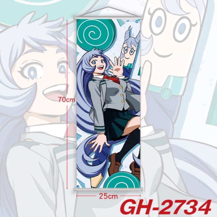 My Hero Academia Plastic Rod Cloth Small Hanging Canvas Painting Wall Scroll 25x70cm price for 5 pcs