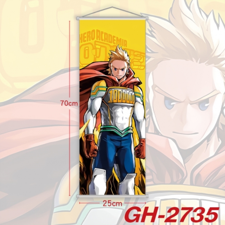 My Hero Academia Plastic Rod Cloth Small Hanging Canvas Painting Wall Scroll 25x70cm price for 5 pcs