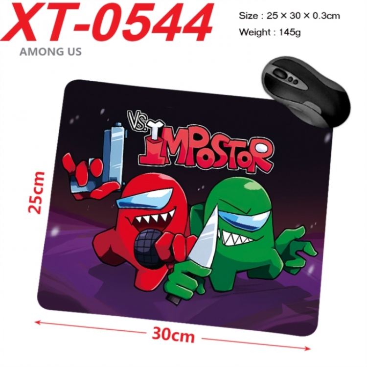 Among us Anime peripheral new lock edge mouse pad 25X30cm