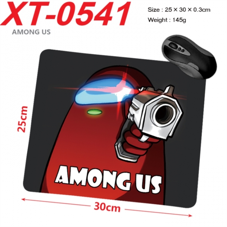 Among us Anime peripheral new lock edge mouse pad 25X30cm