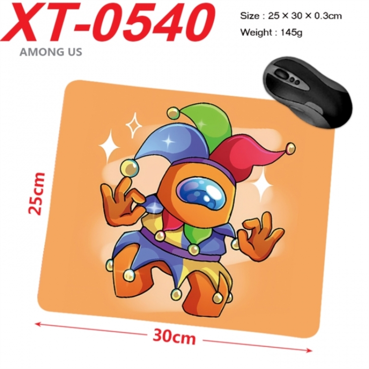 Among us Anime peripheral new lock edge mouse pad 25X30cm