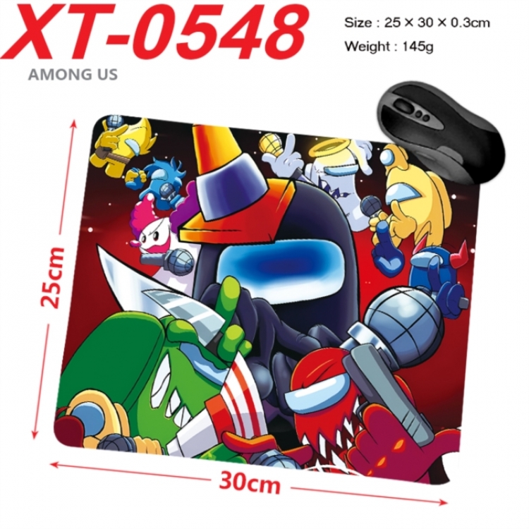 Among us Anime peripheral new lock edge mouse pad 25X30cm