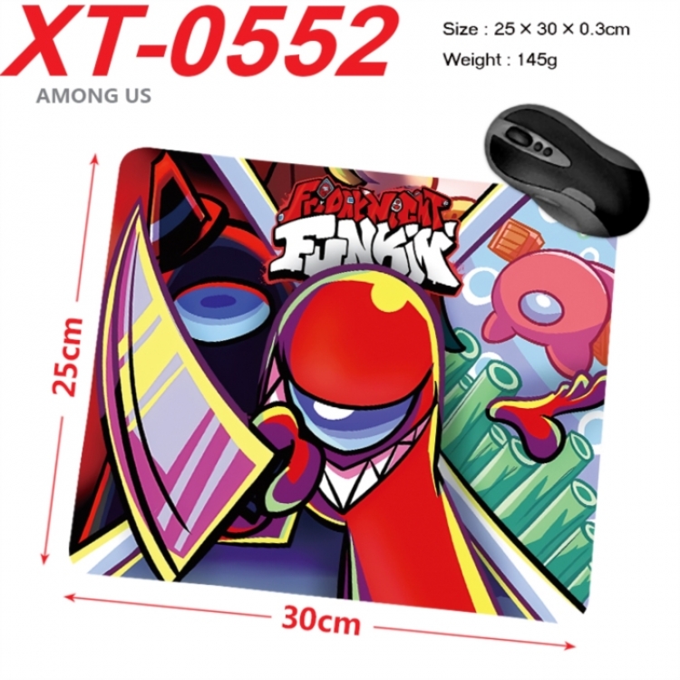 Among us Anime peripheral new lock edge mouse pad 25X30cm