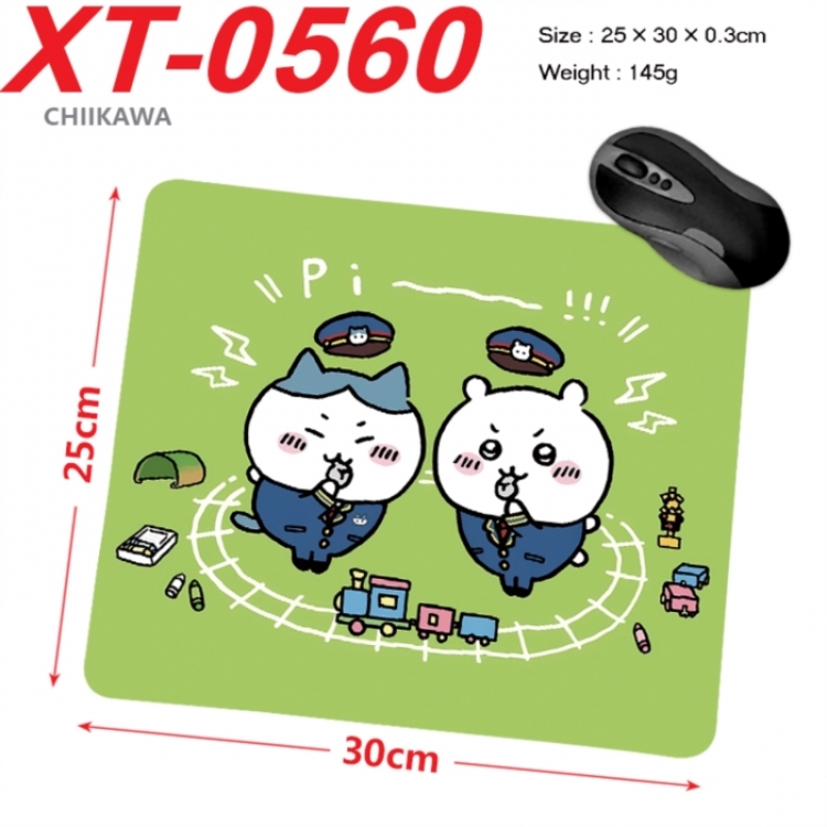 Chiikawa Anime peripheral new lock edge mouse pad 25X30cm