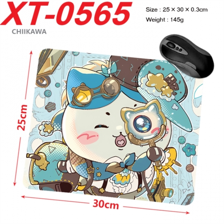 Chiikawa Anime peripheral new lock edge mouse pad 25X30cm