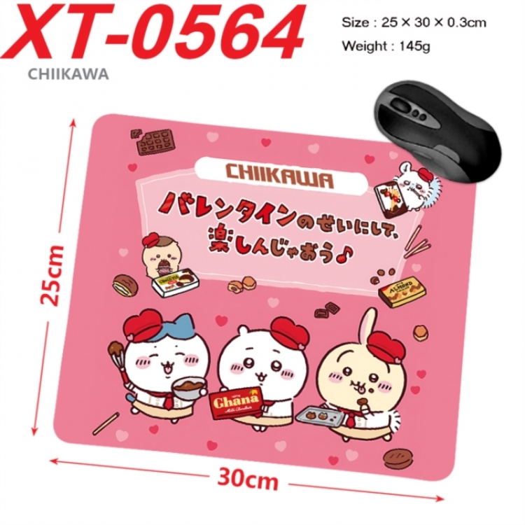 Chiikawa Anime peripheral new lock edge mouse pad 25X30cm