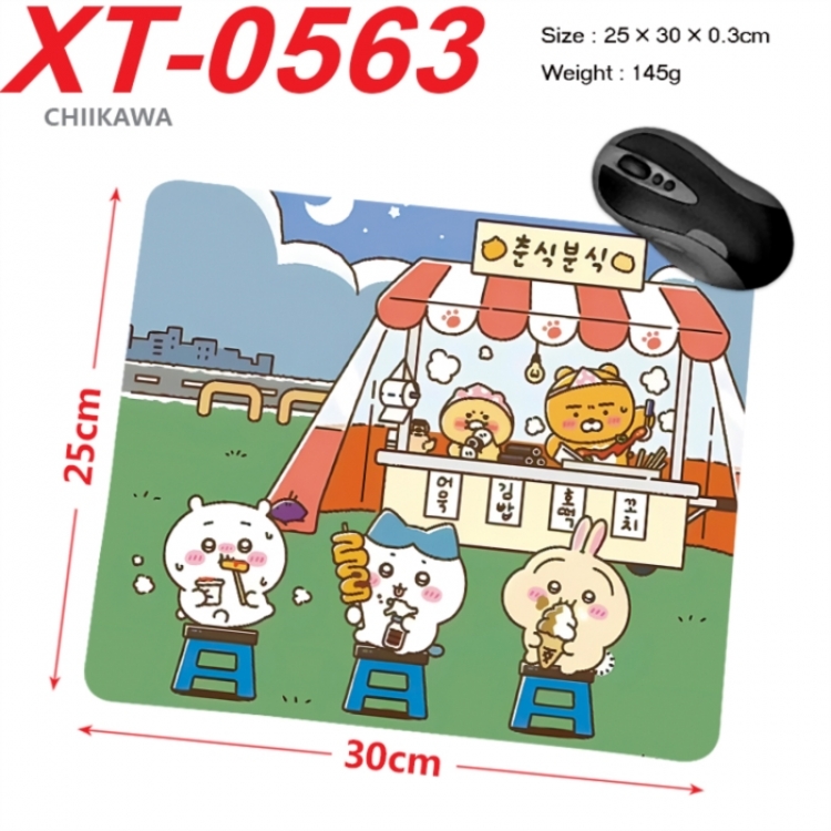 Chiikawa Anime peripheral new lock edge mouse pad 25X30cm