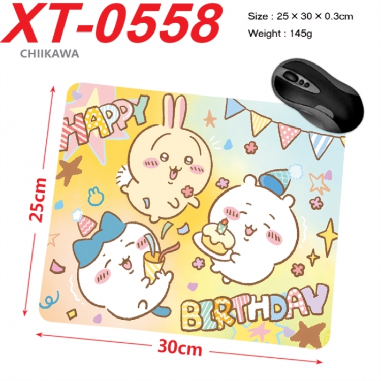 Chiikawa Anime peripheral new lock edge mouse pad 25X30cm