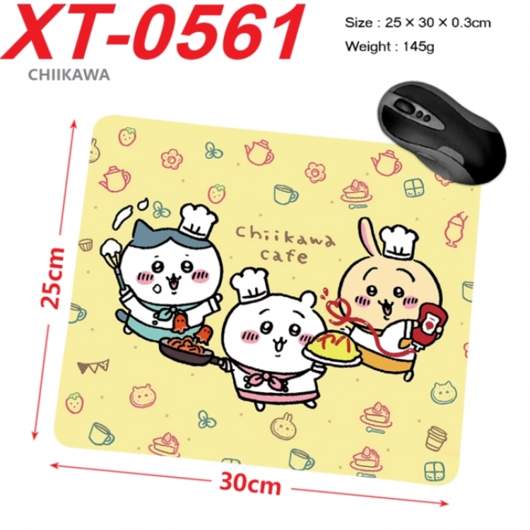 Chiikawa Anime peripheral new lock edge mouse pad 25X30cm