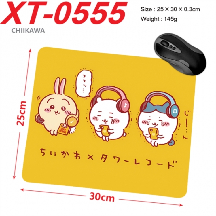 Chiikawa Anime peripheral new lock edge mouse pad 25X30cm