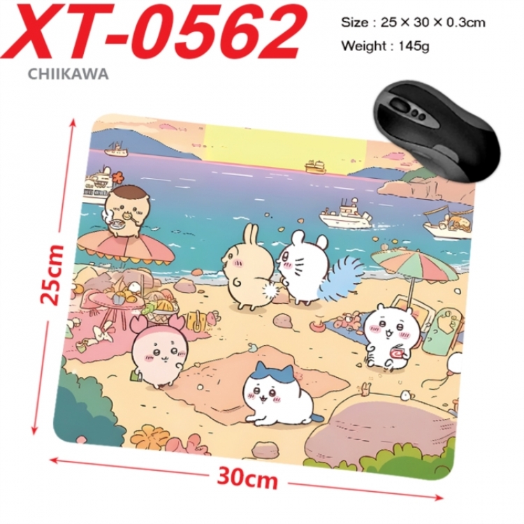 Chiikawa Anime peripheral new lock edge mouse pad 25X30cm