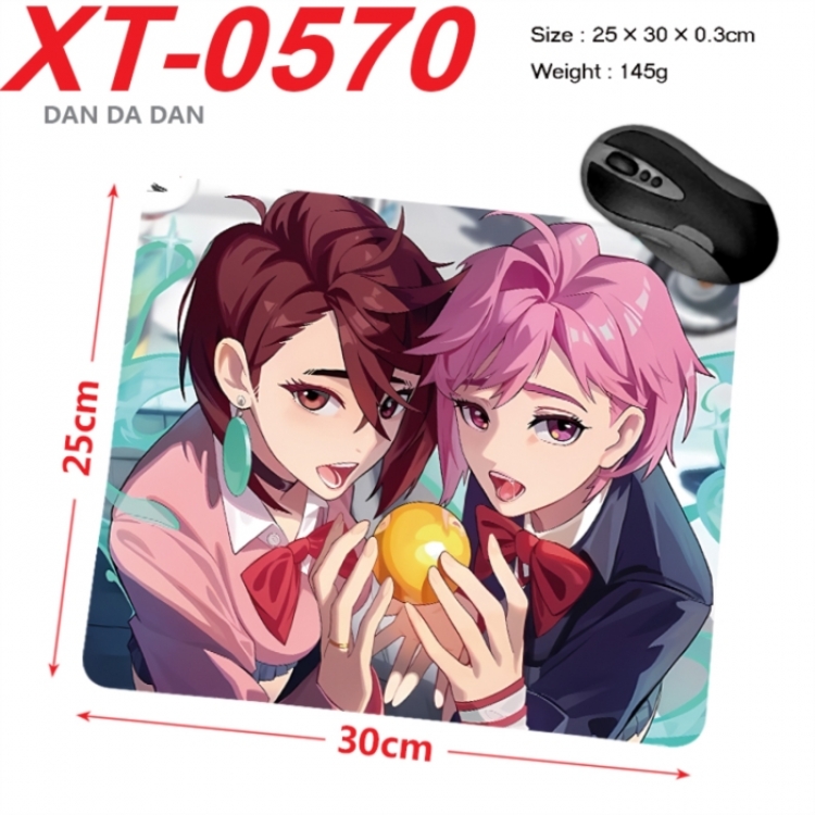 Dandadan Anime peripheral new lock edge mouse pad 25X30cm