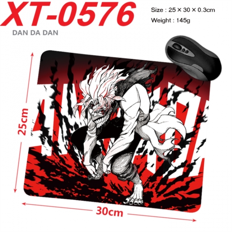 Dandadan Anime peripheral new lock edge mouse pad 25X30cm
