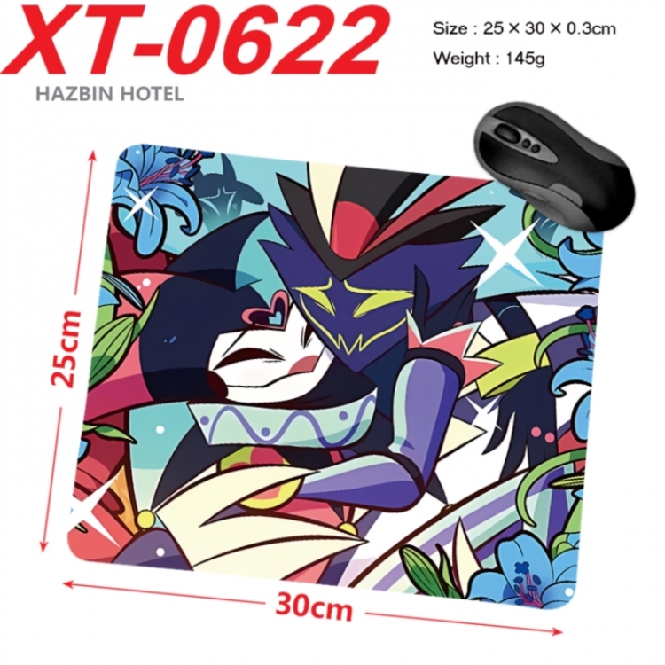 Hazbin Hotel Anime peripheral new lock edge mouse pad 25X30cm