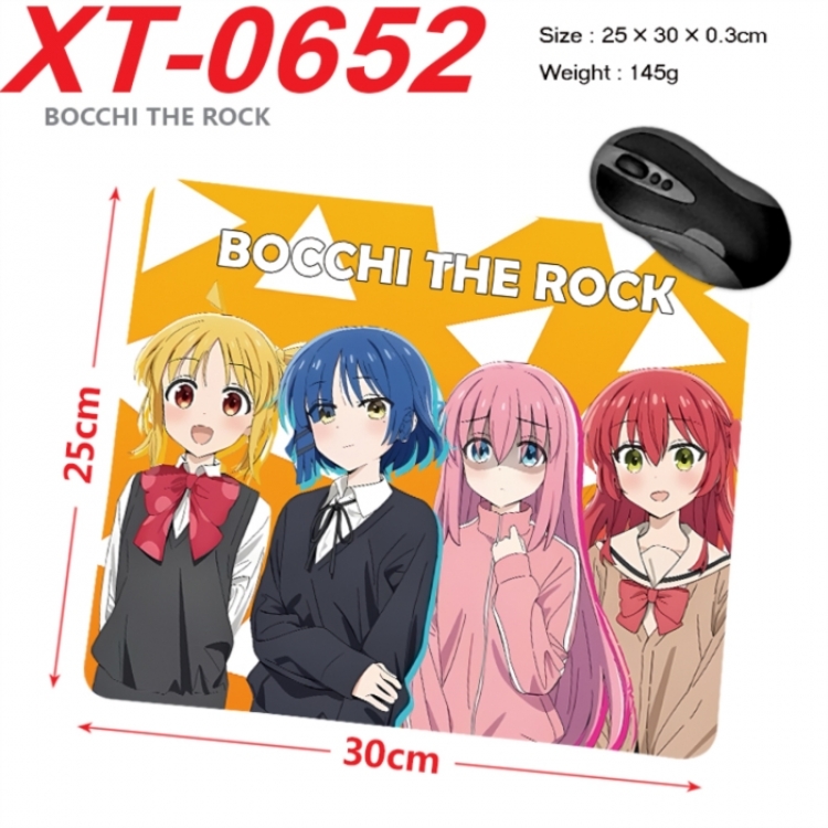 BOCCHI THE ROCK! Anime peripheral new lock edge mouse pad 25X30cm