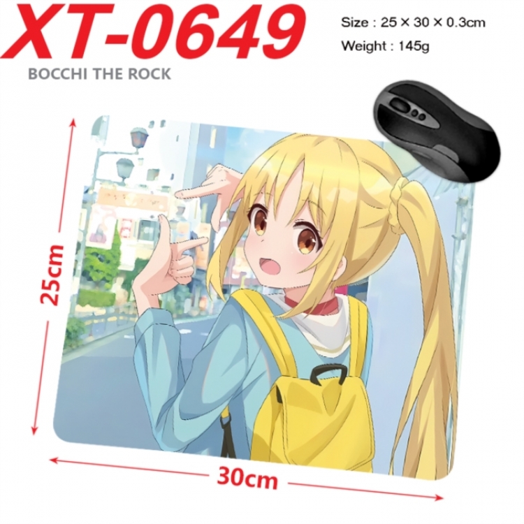 BOCCHI THE ROCK! Anime peripheral new lock edge mouse pad 25X30cm