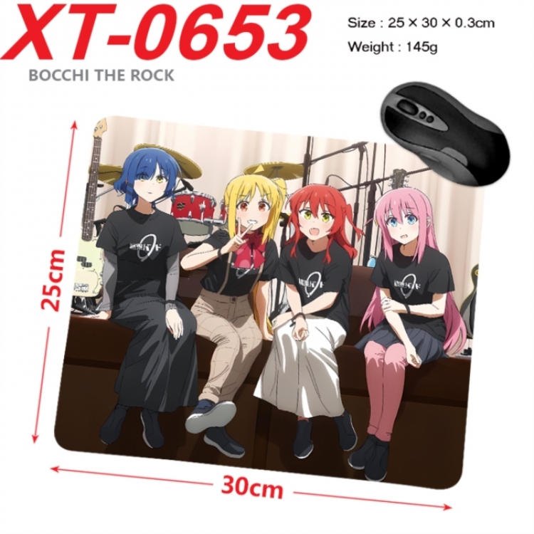 BOCCHI THE ROCK! Anime peripheral new lock edge mouse pad 25X30cm
