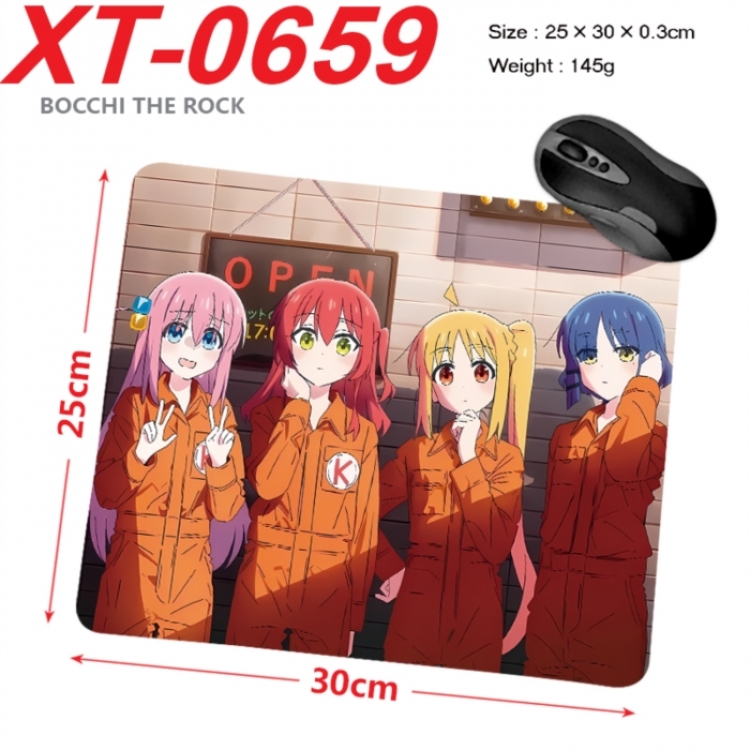 BOCCHI THE ROCK! Anime peripheral new lock edge mouse pad 25X30cm