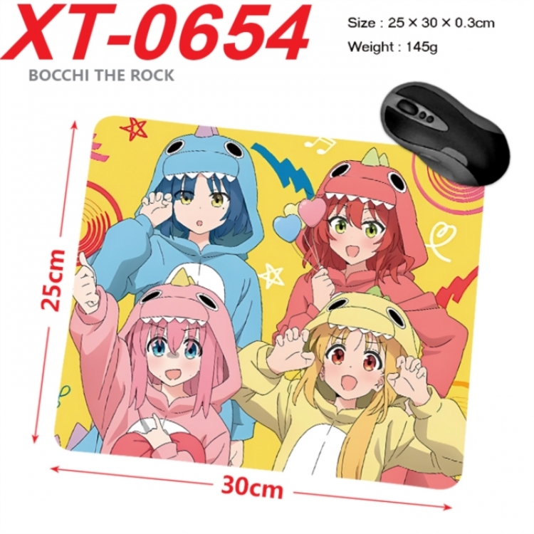 BOCCHI THE ROCK! Anime peripheral new lock edge mouse pad 25X30cm