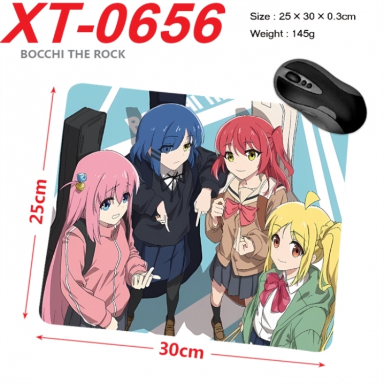 BOCCHI THE ROCK! Anime peripheral new lock edge mouse pad 25X30cm