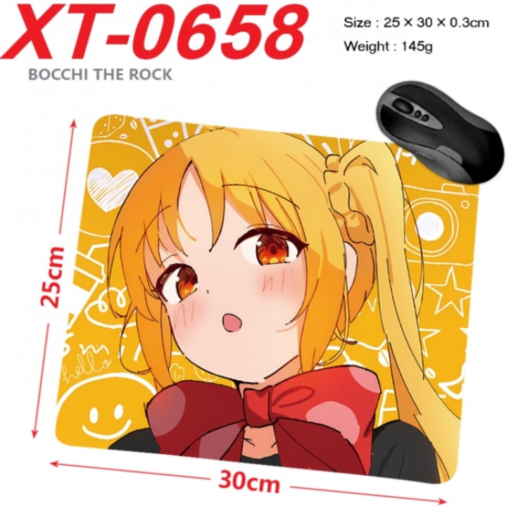 BOCCHI THE ROCK! Anime peripheral new lock edge mouse pad 25X30cm