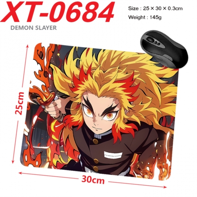 Demon Slayer Kimets Anime peripheral new lock edge mouse pad 25X30cm