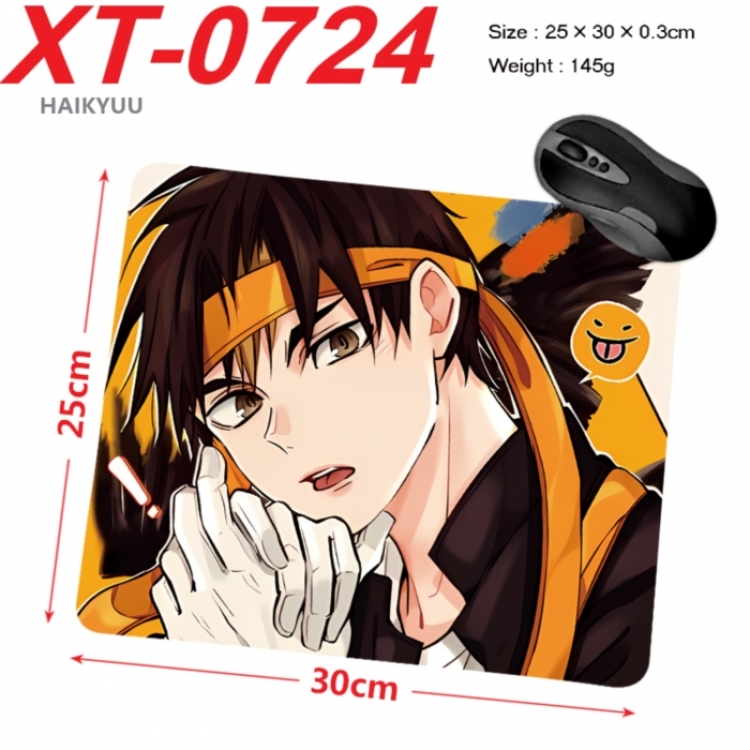 Haikyuu!! Anime peripheral new lock edge mouse pad 25X30cm