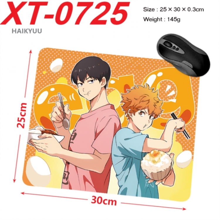 Haikyuu!! Anime peripheral new lock edge mouse pad 25X30cm