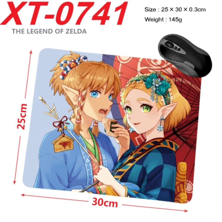 The Legend of Zelda Anime peripheral new lock edge mouse pad 25X30cm
