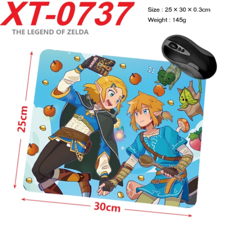 The Legend of Zelda Anime peripheral new lock edge mouse pad 25X30cm