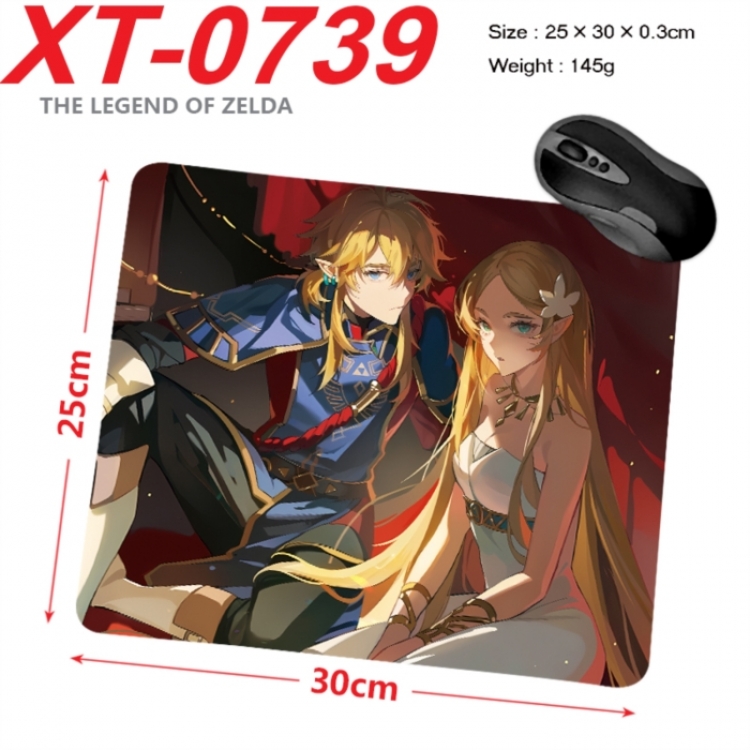 The Legend of Zelda Anime peripheral new lock edge mouse pad 25X30cm
