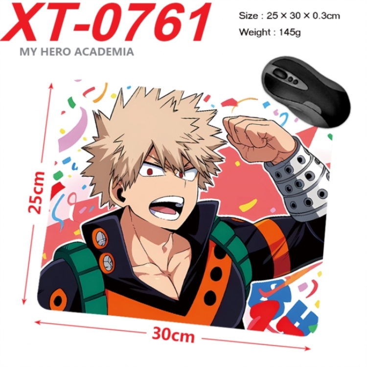 My Hero Academia Anime peripheral new lock edge mouse pad 25X30cm