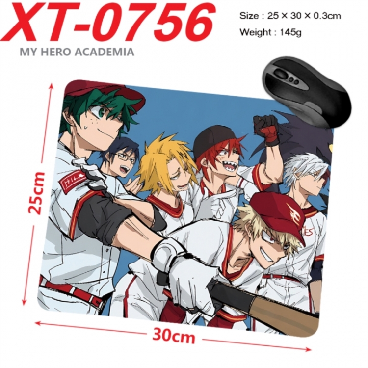 My Hero Academia Anime peripheral new lock edge mouse pad 25X30cm