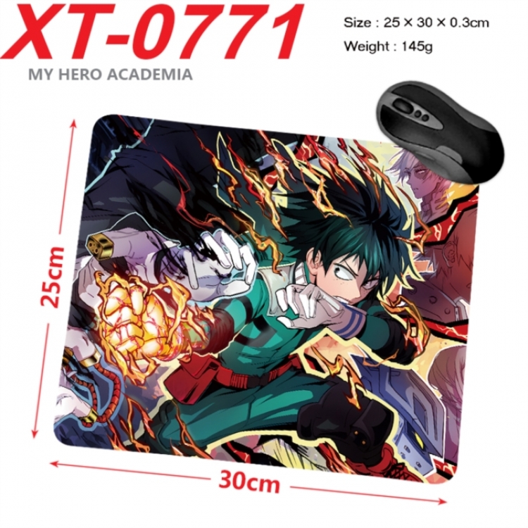My Hero Academia Anime peripheral new lock edge mouse pad 25X30cm
