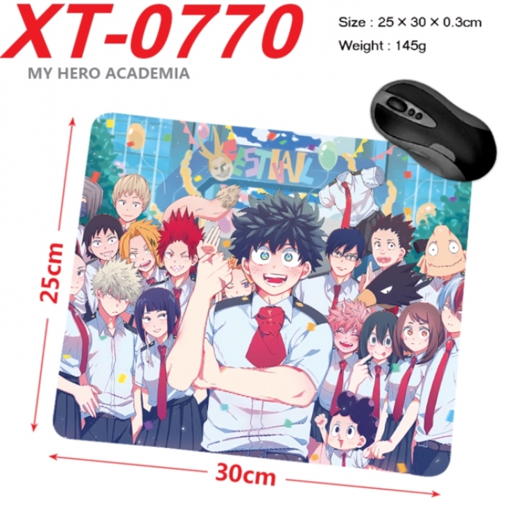 My Hero Academia Anime peripheral new lock edge mouse pad 25X30cm