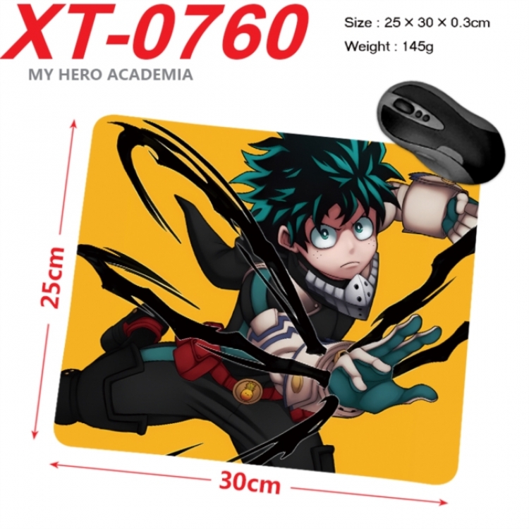My Hero Academia Anime peripheral new lock edge mouse pad 25X30cm