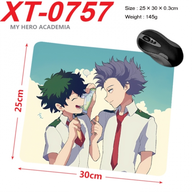 My Hero Academia Anime peripheral new lock edge mouse pad 25X30cm
