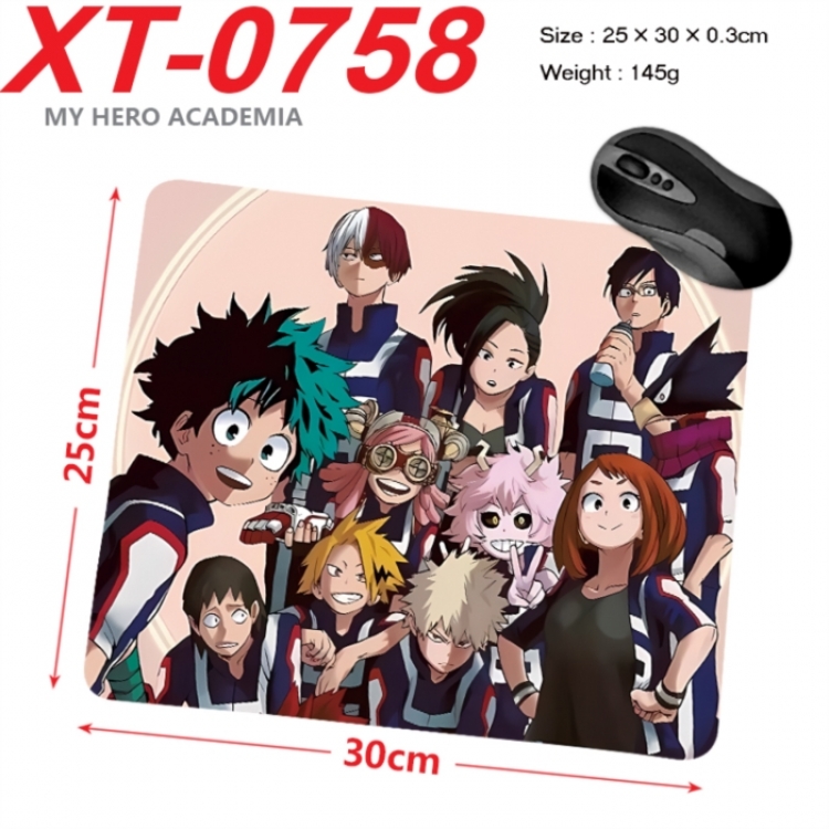 My Hero Academia Anime peripheral new lock edge mouse pad 25X30cm