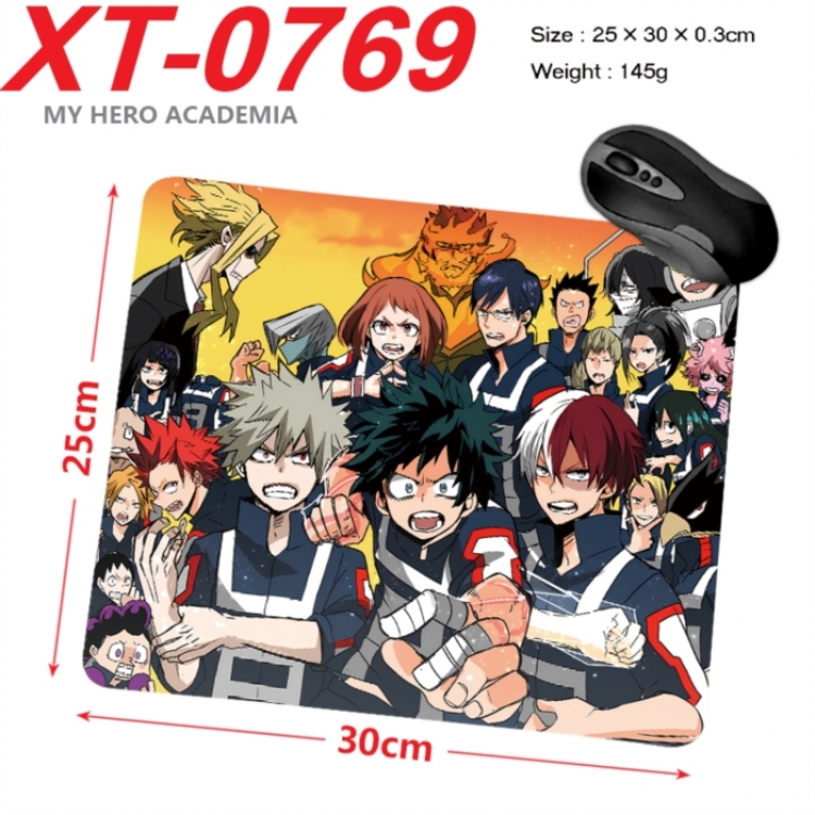 My Hero Academia Anime peripheral new lock edge mouse pad 25X30cm