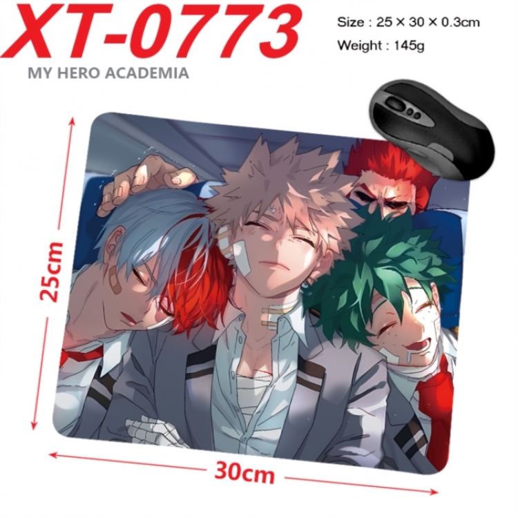 My Hero Academia Anime peripheral new lock edge mouse pad 25X30cm