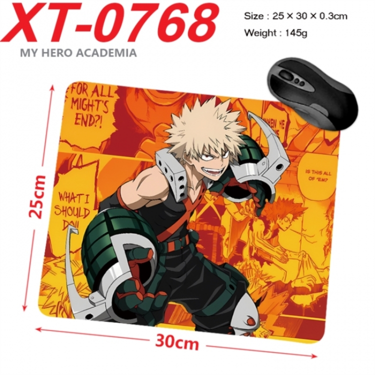My Hero Academia Anime peripheral new lock edge mouse pad 25X30cm