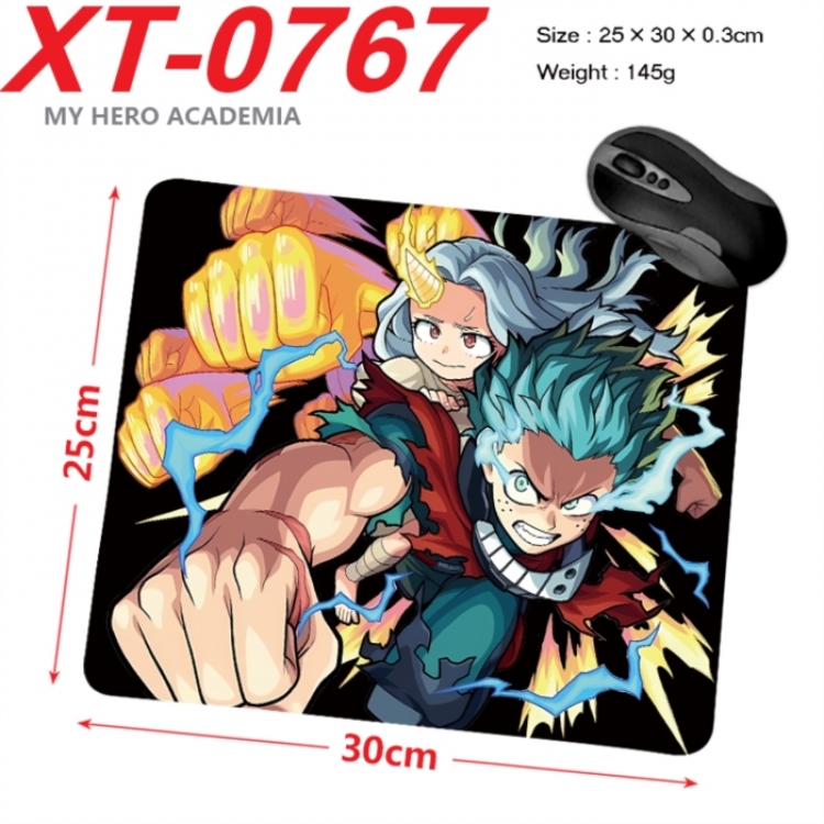 My Hero Academia Anime peripheral new lock edge mouse pad 25X30cm