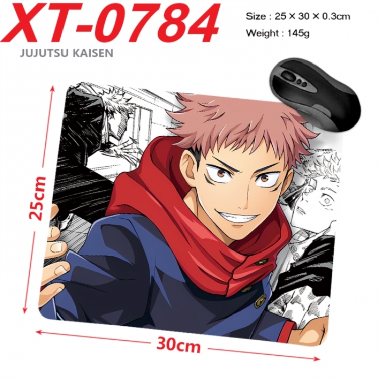 Jujutsu Kaisen Anime peripheral new lock edge mouse pad 25X30cm
