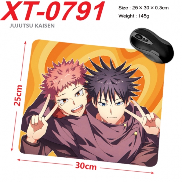 Jujutsu Kaisen Anime peripheral new lock edge mouse pad 25X30cm