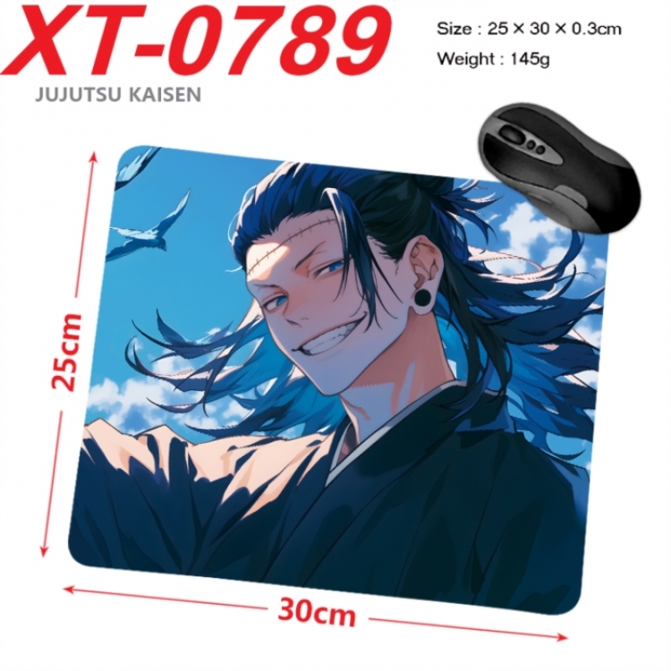 Jujutsu Kaisen Anime peripheral new lock edge mouse pad 25X30cm