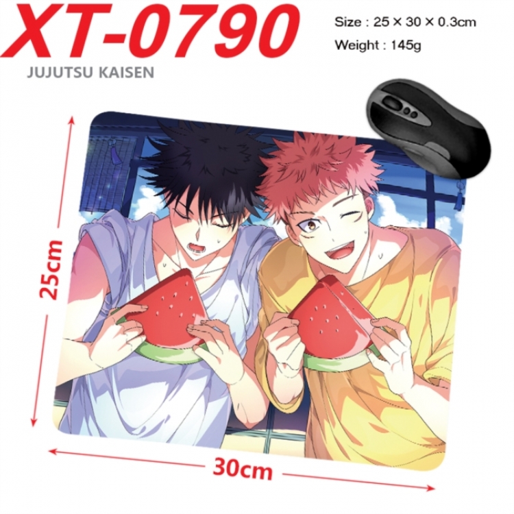 Jujutsu Kaisen Anime peripheral new lock edge mouse pad 25X30cm
