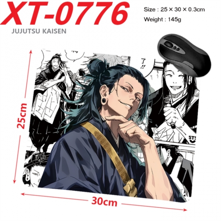 Jujutsu Kaisen Anime peripheral new lock edge mouse pad 25X30cm